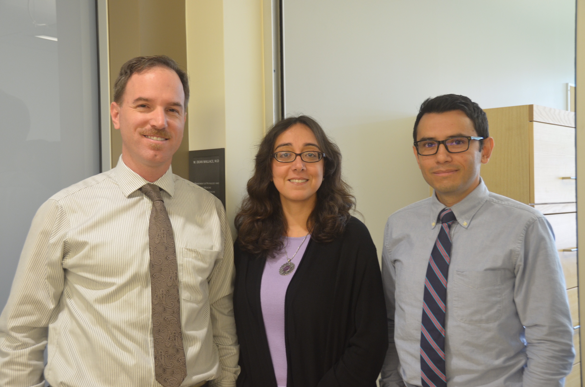 Dr. Wallace and two other pathologists from UCLA